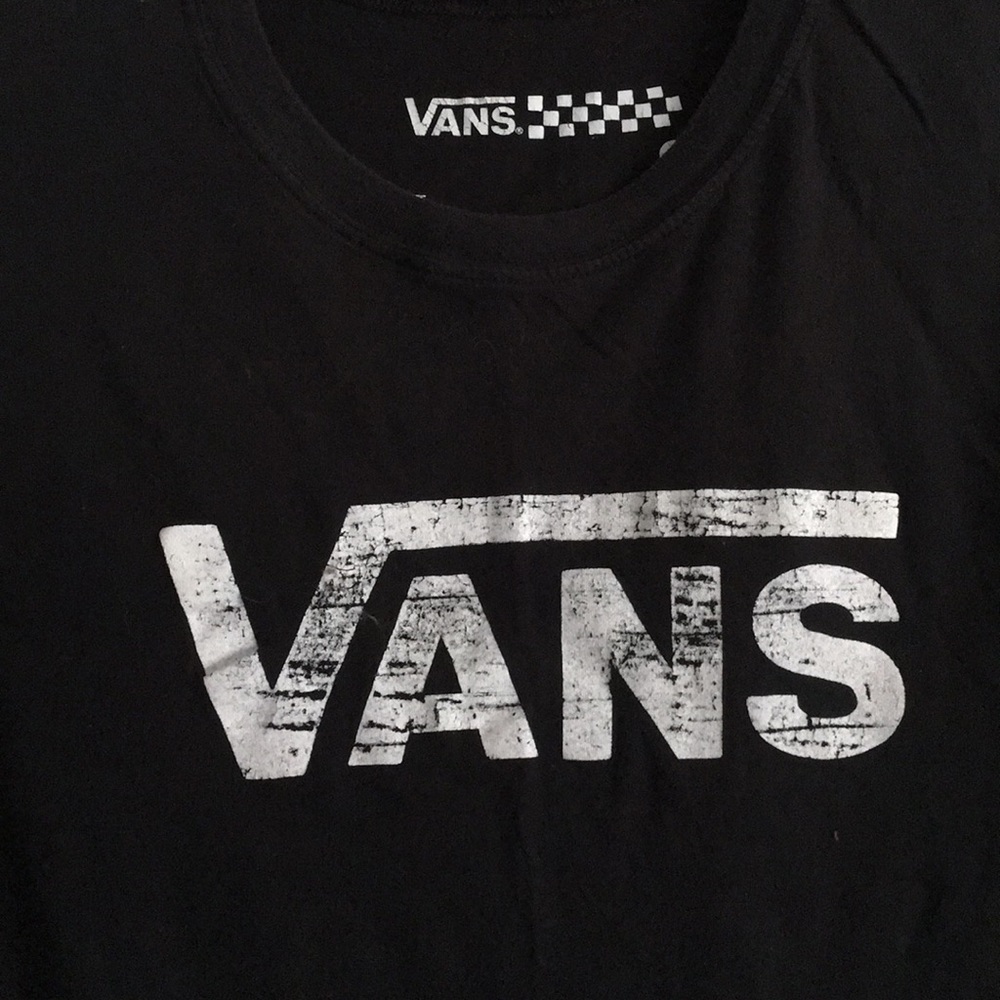 Van’s Black logo graphic tee
